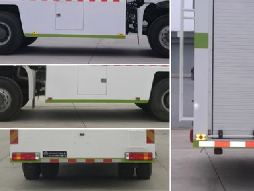 8方灑水車報價_重汽豪沃8噸消防灑水車廠家價格3