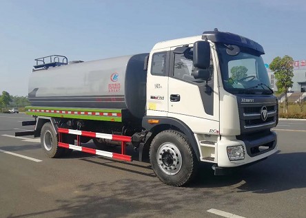 15噸灑水車大概多少錢_福田瑞沃15噸綠化灑水車廠家價格2